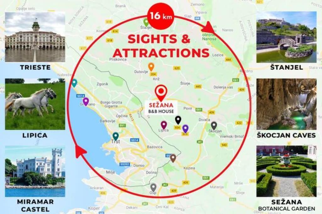 Appartamento Hisa Idej Sežana Esterno foto